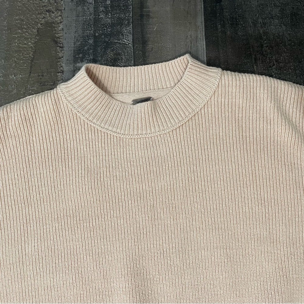 Free People Easy Street Tunic Oversized Sweater Ribbed Peach Parfait Women’s S - Picture 10 of 14
